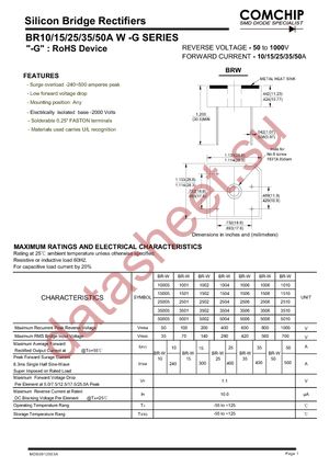 BR1010W-G datasheet  